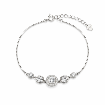 Radiant Halo Charm Bracelet