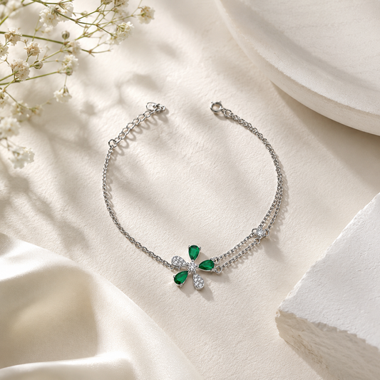 Minimal Floral Bracelet