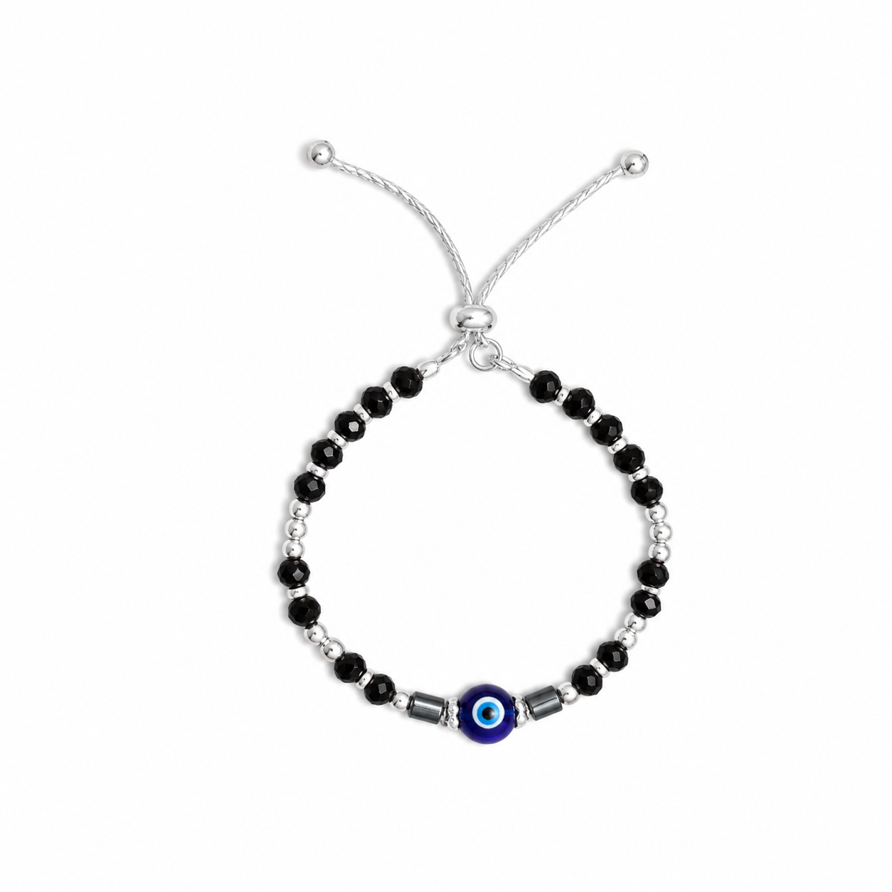 Adjustable Baby Bracelet With Evil Eye