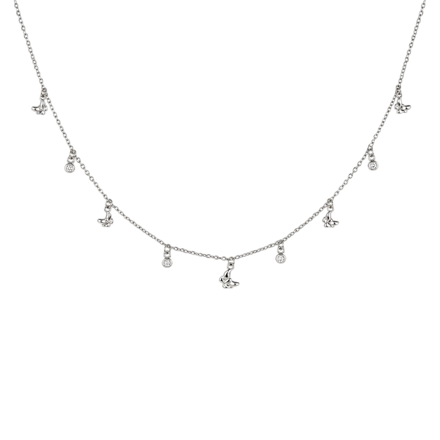 Butterfly Charm Drop Necklace