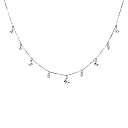 Butterfly Charm Drop Necklace