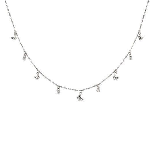 Butterfly Charm Drop Necklace