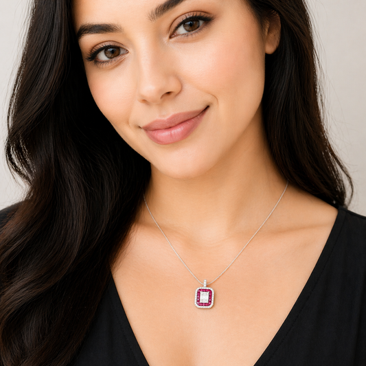 Crimson Radiance Necklace