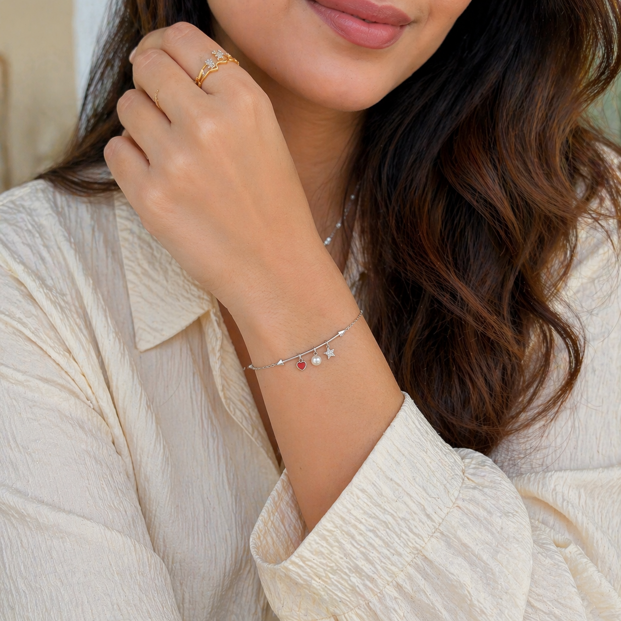 Dainty Arrow Charm Bracelet