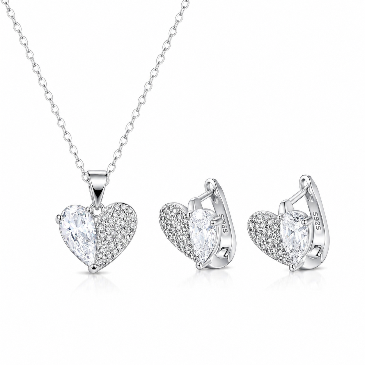Eternal Love Heart Jewelry Set