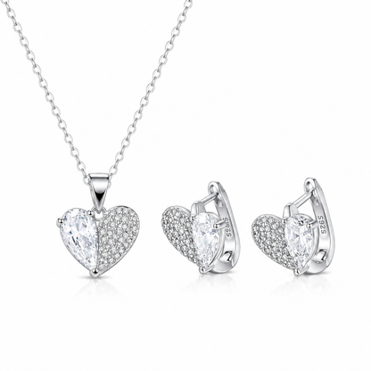Eternal Love Heart Jewelry Set