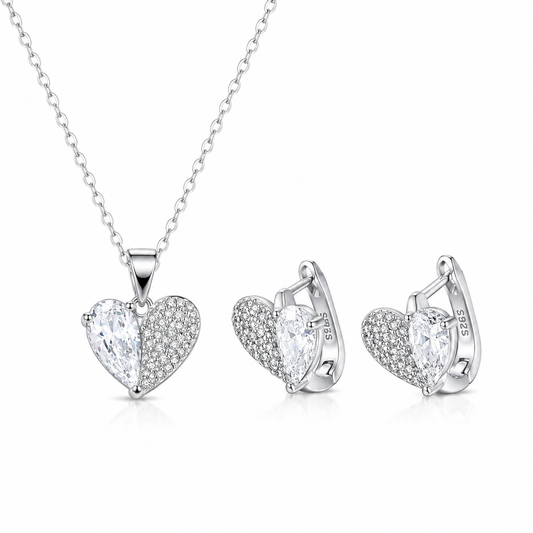 Eternal Love Heart Jewelry Set