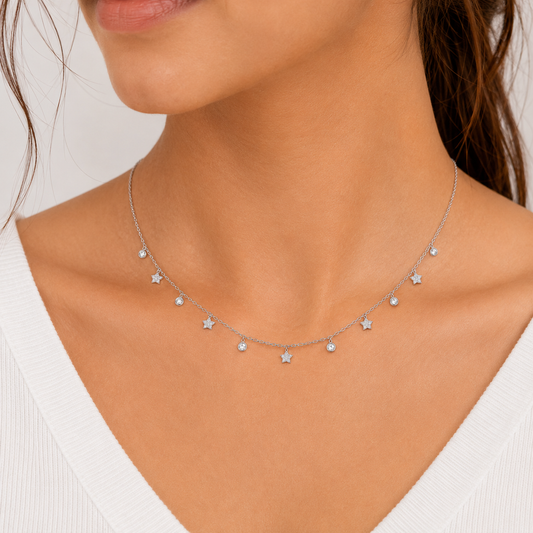 Stellar Star Charm Necklace