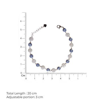 Eyil Eye Tennis Bracelet