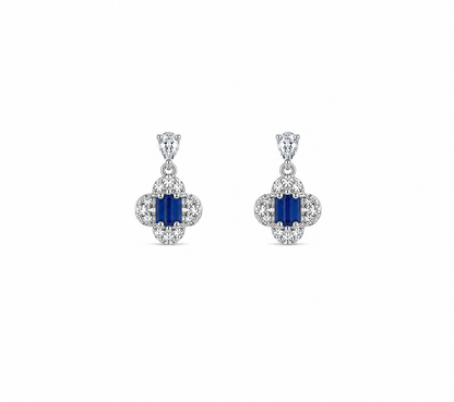 Clover Glow Drop Earrings