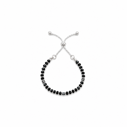 Adjustable Protective Black Bead Baby Bracelet