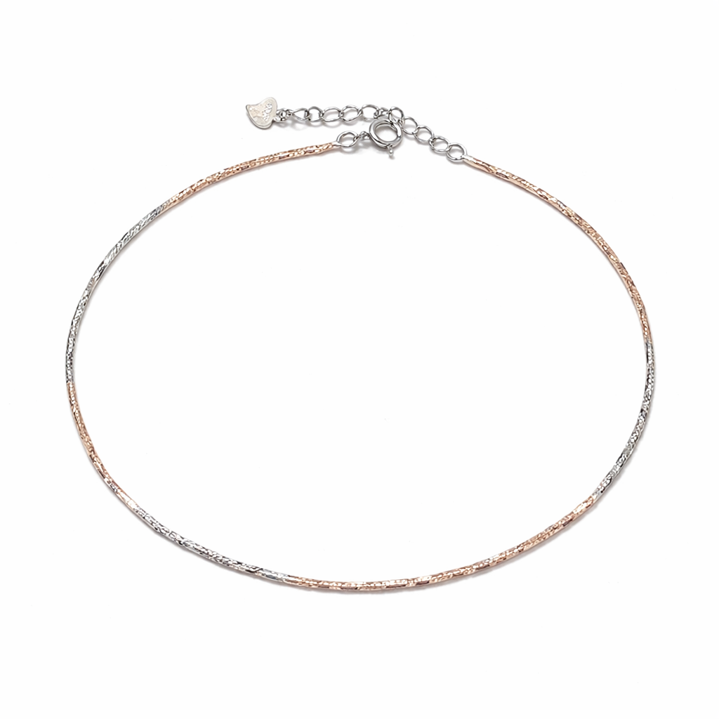 Classic Dual Tone Anklet