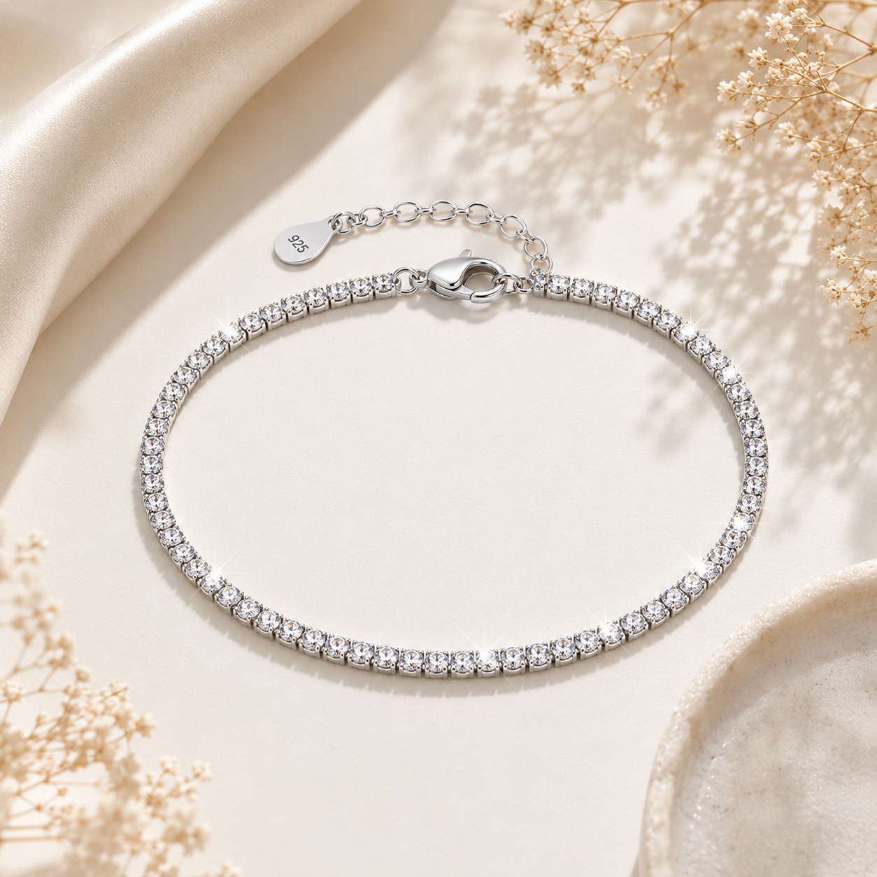 Adjustable Tennis Bracelet