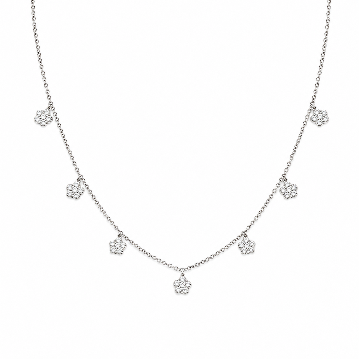 Blossom Drop Charm Necklace