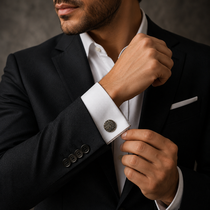 Antique Coin-Inspired Cufflinks