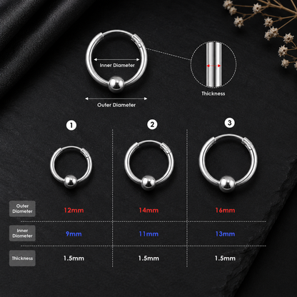 Classic Ball Hoops (12mm, 14mm & 16mm)