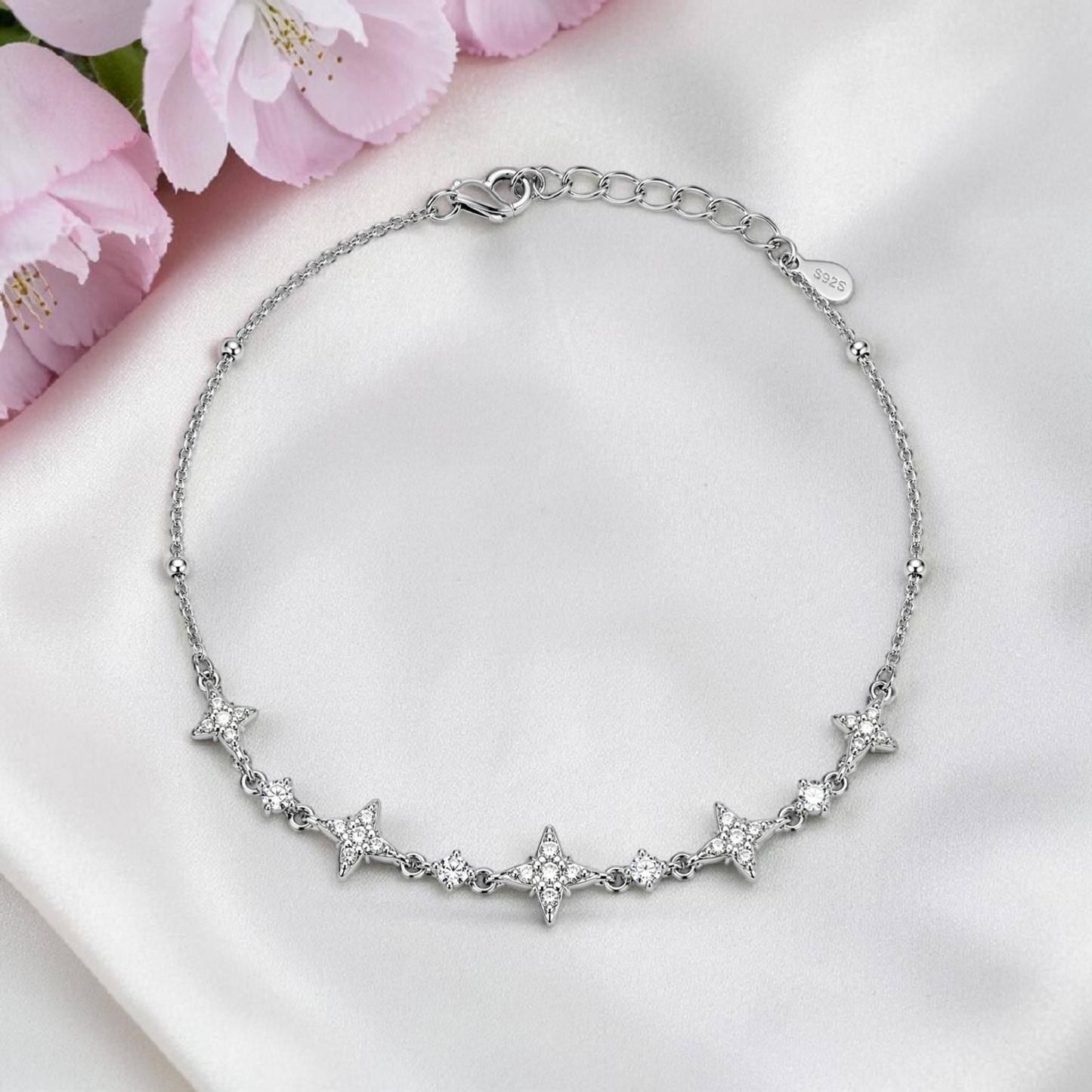 Dainty Star Link Bracelet