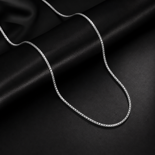 Minimal Box Chain for Men