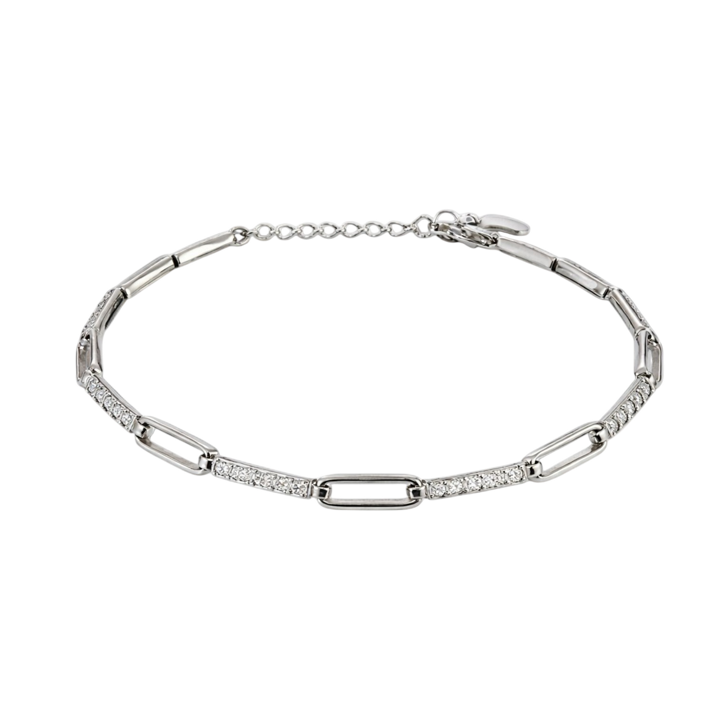 Elegant Link Crystal Bracelet