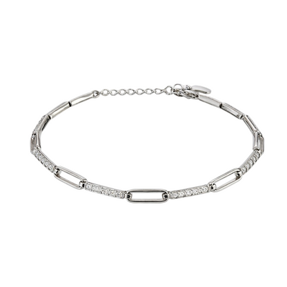 Elegant Link Crystal Bracelet
