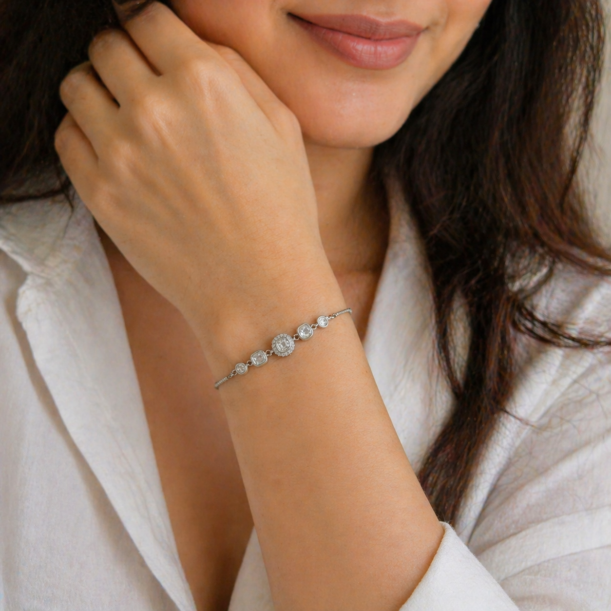 Radiant Halo Charm Bracelet