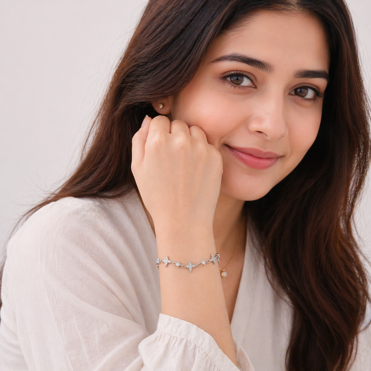 Dainty Star Link Bracelet