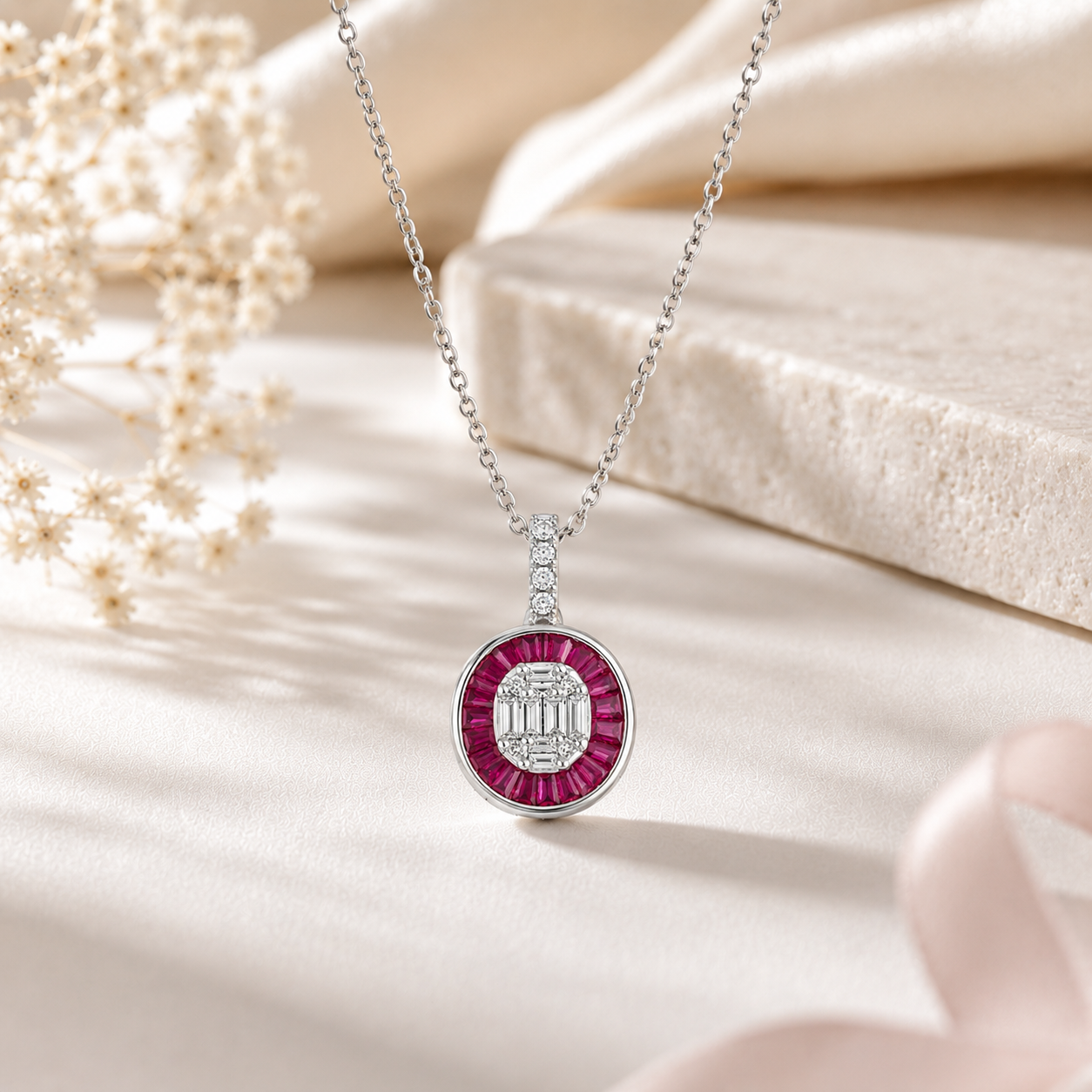 Midnight Spark Pendant Set
