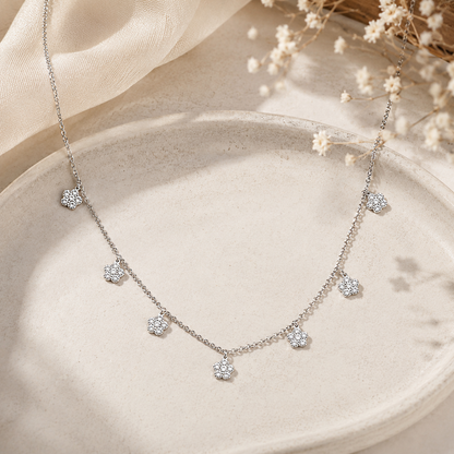Blossom Drop Charm Necklace