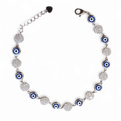 Eyil Eye Tennis Bracelet