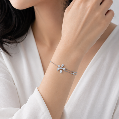 Minimal Floral Bracelet