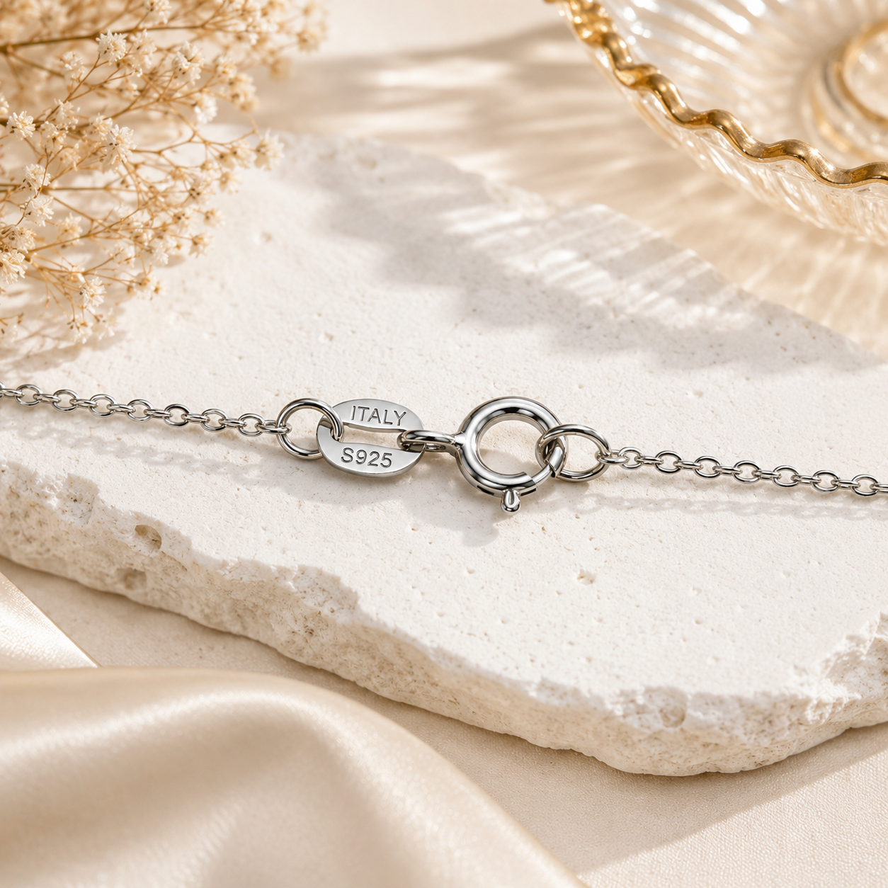 Pearl Blossom 925 Sterling Silver Pendant Necklace