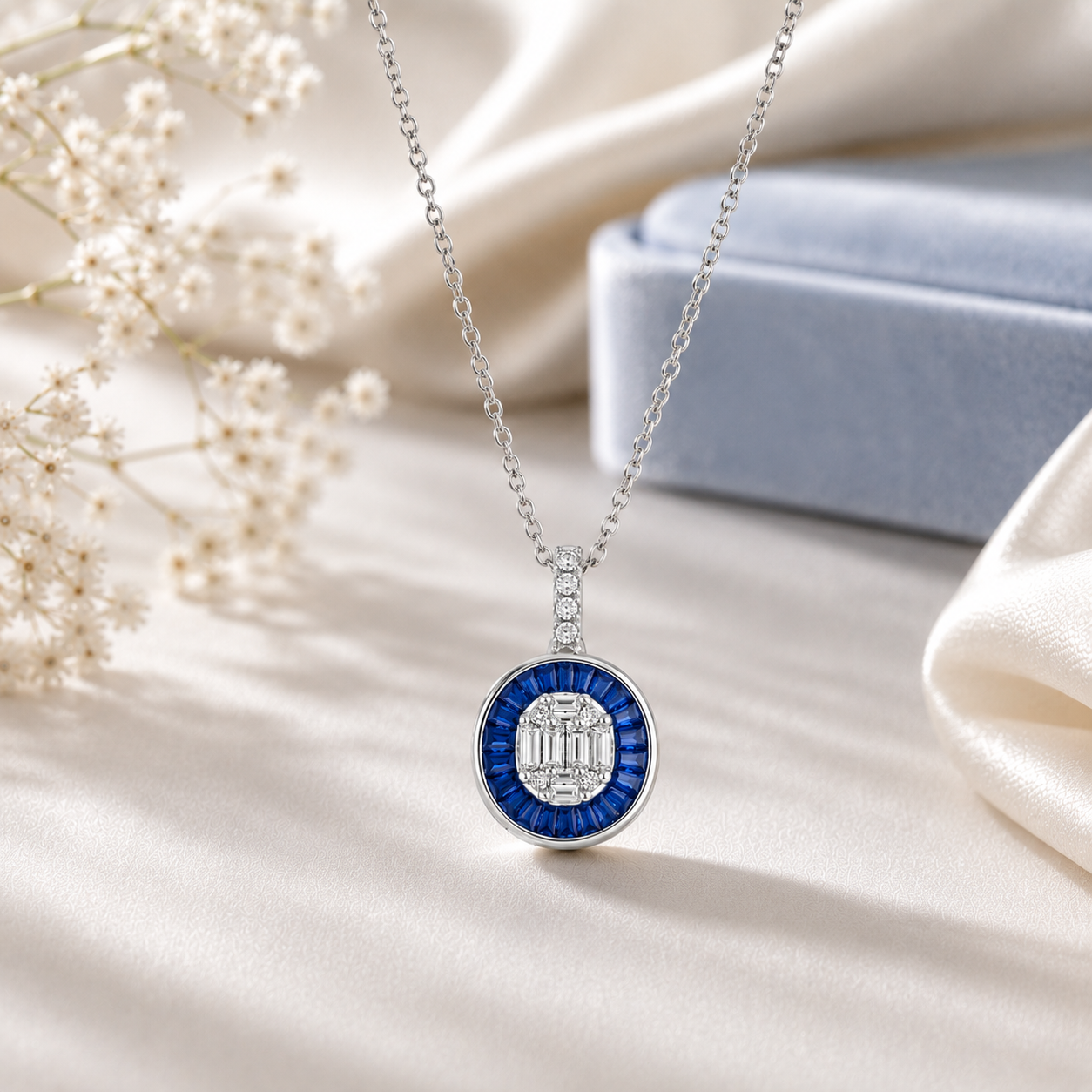Midnight Spark Pendant Set