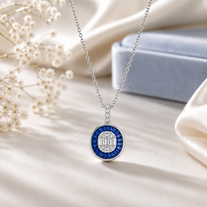 Midnight Spark Pendant Set