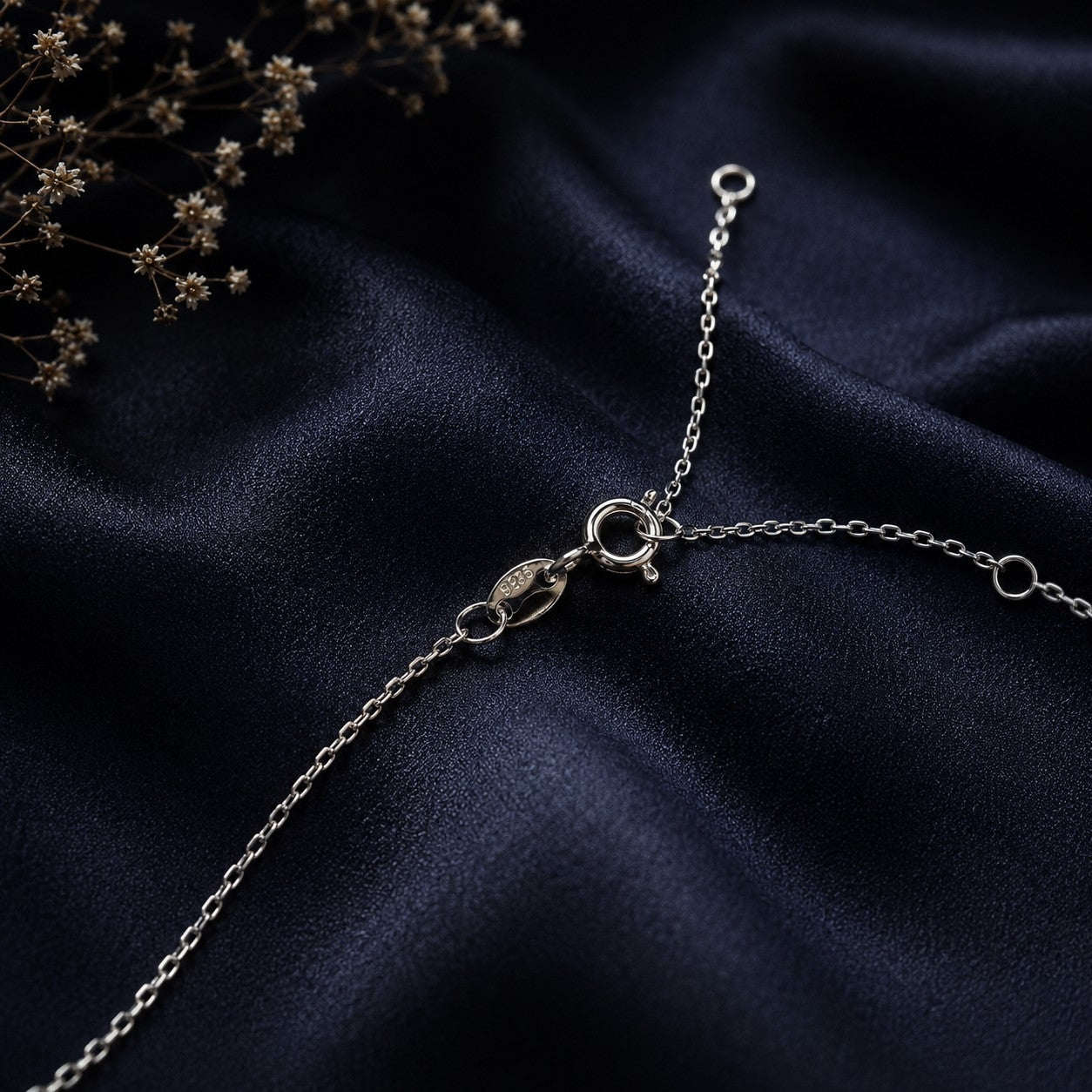 Star Drop 925 Silver Necklace