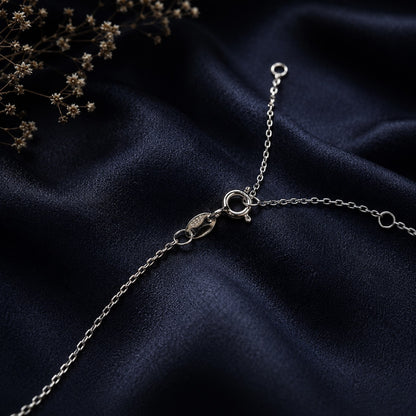 Star Drop 925 Silver Necklace