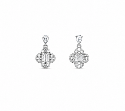 Clover Glow Drop Earrings