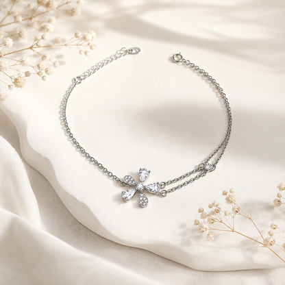 Minimal Floral Bracelet