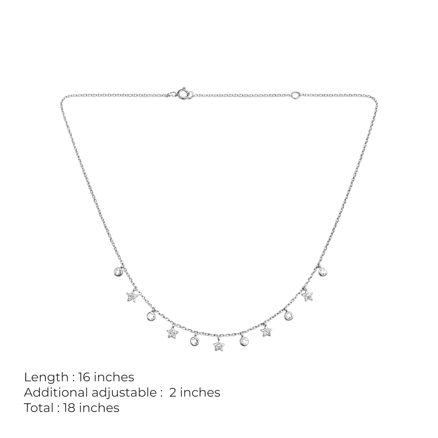 Stellar Star Charm Necklace