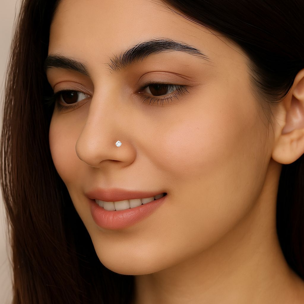 Small Stud Wired Nosepin