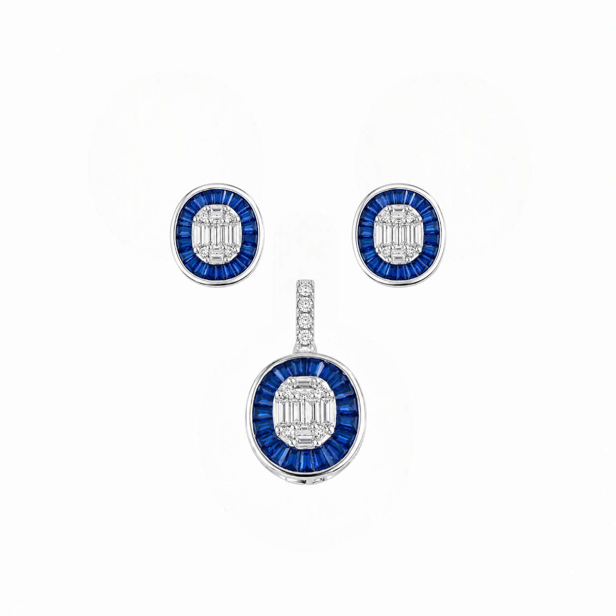 Midnight Spark Pendant Set