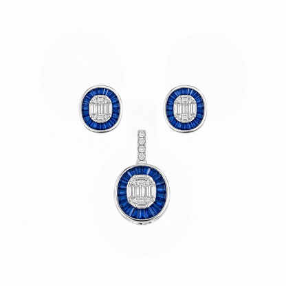 Midnight Spark Pendant Set